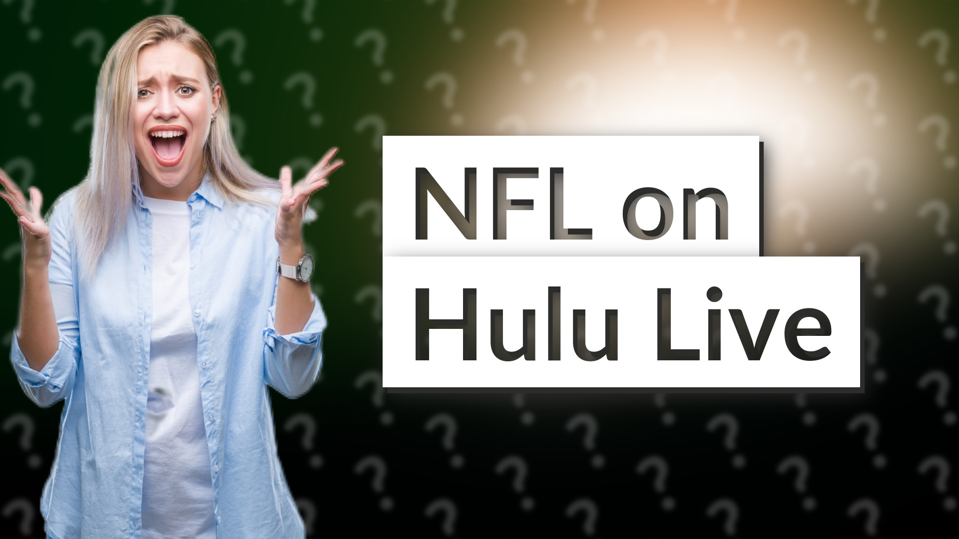 NFL on Hulu Live