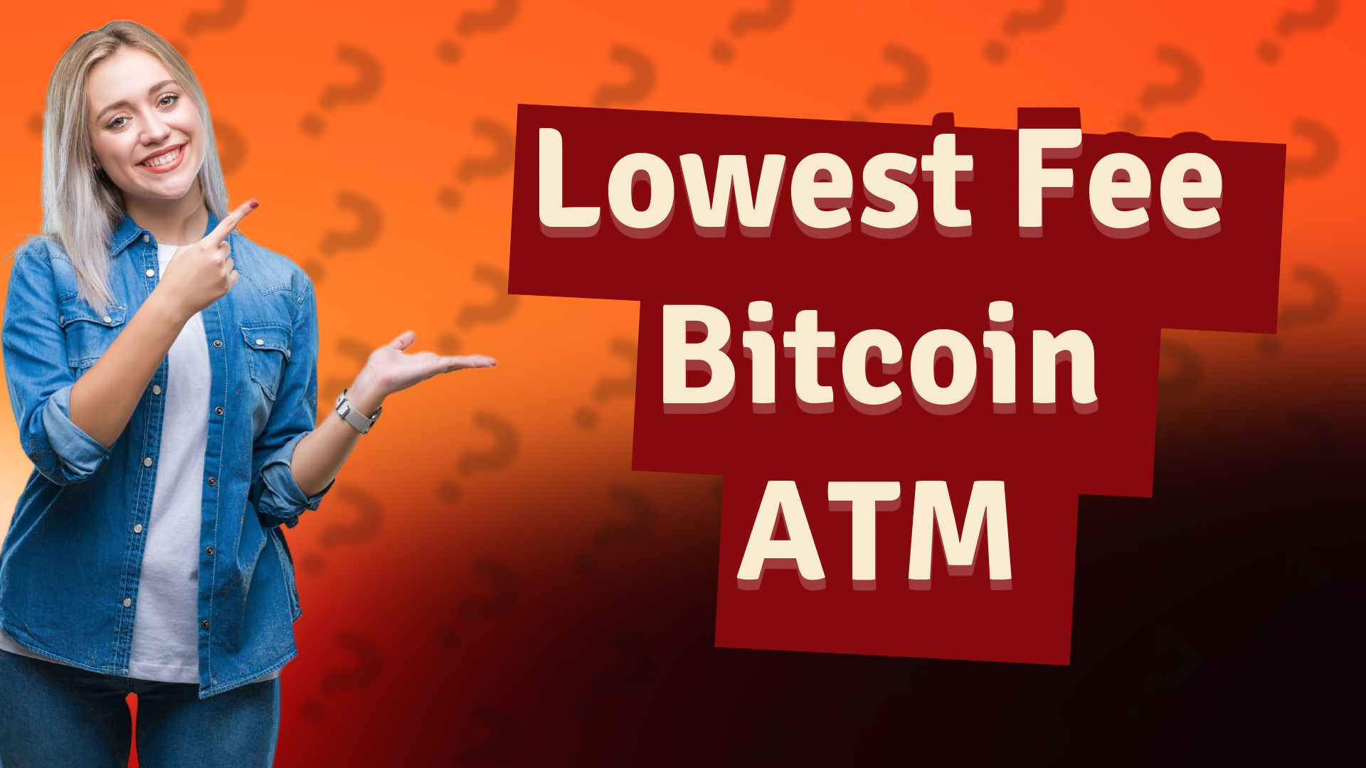 Lowest Fee Bitcoin ATM