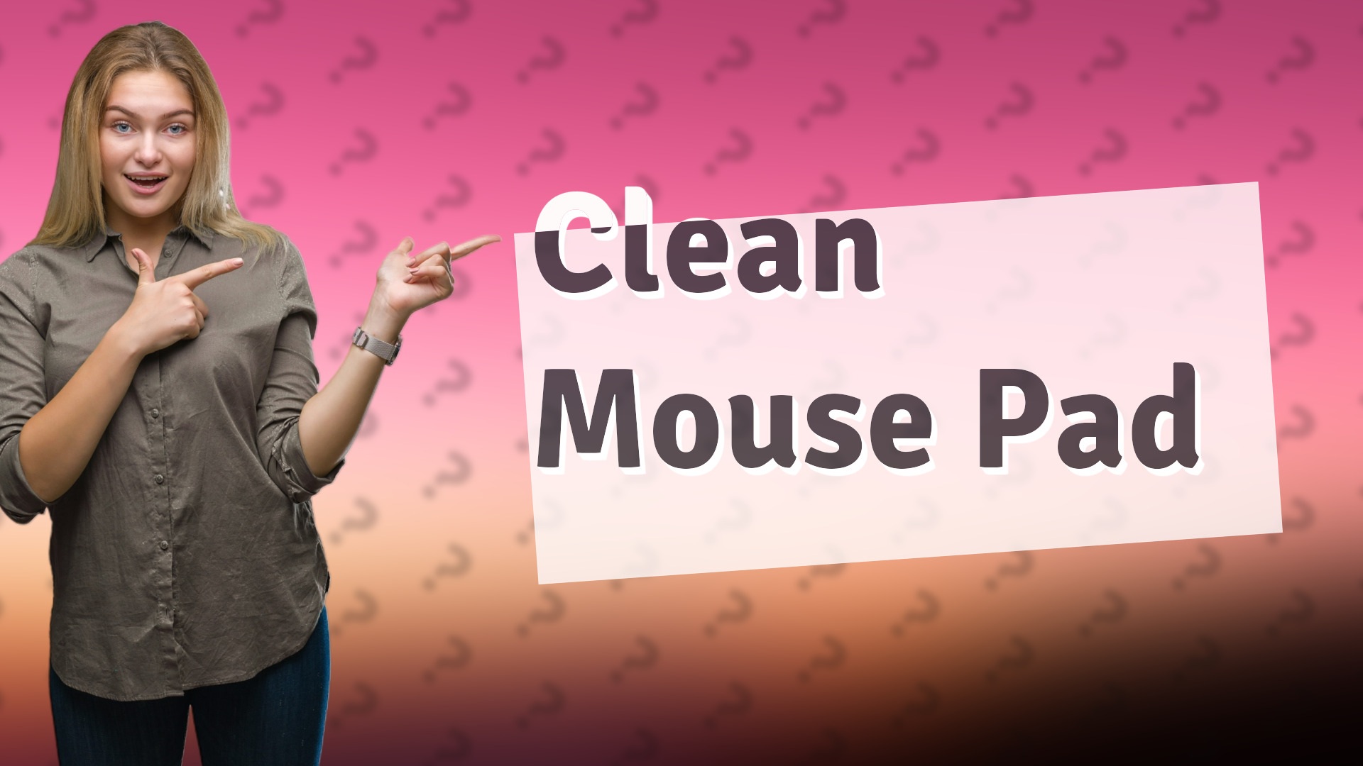 Clean Mouse Pad