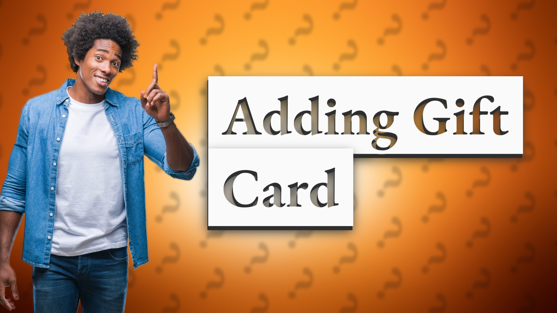 Adding Gift Card