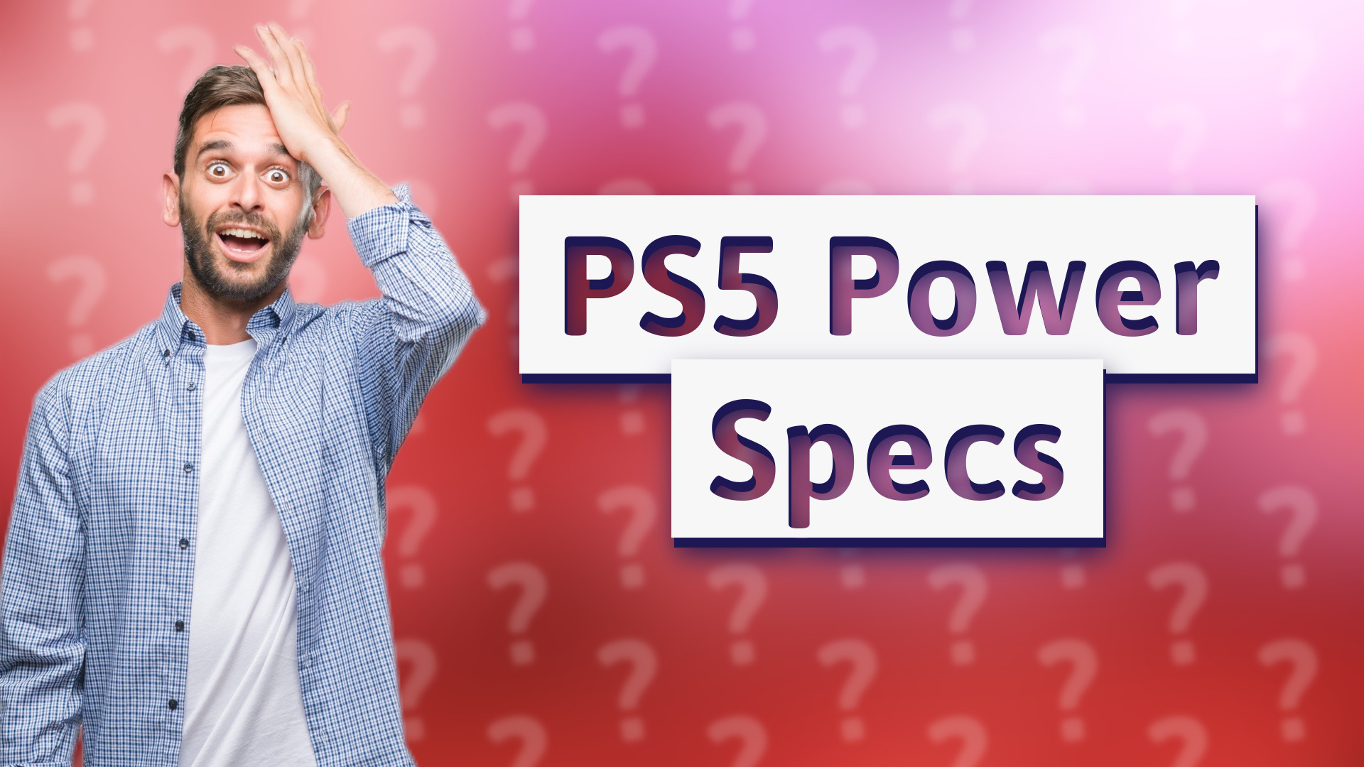 PS5 Power Specs