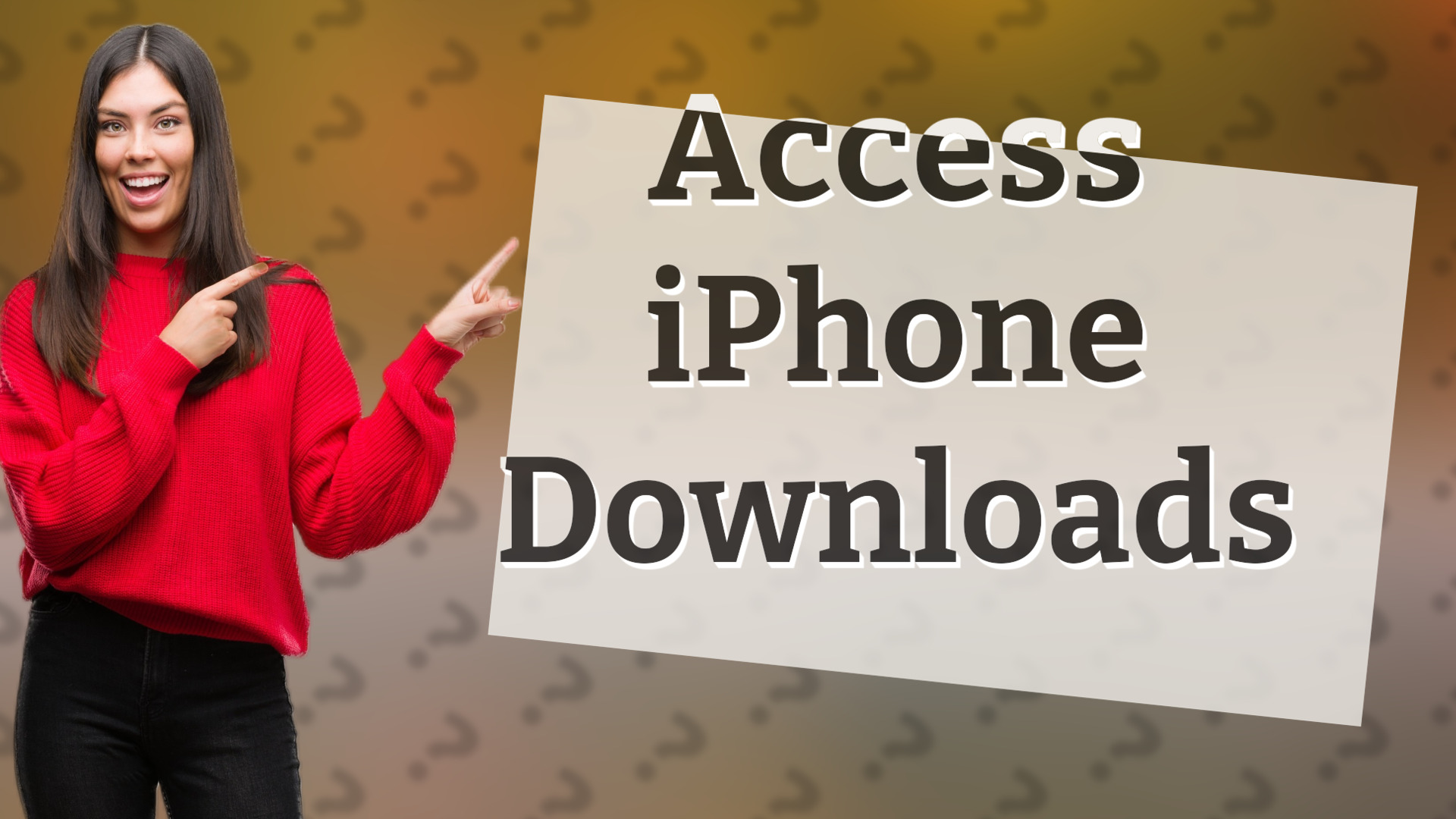 Access iPhone Downloads