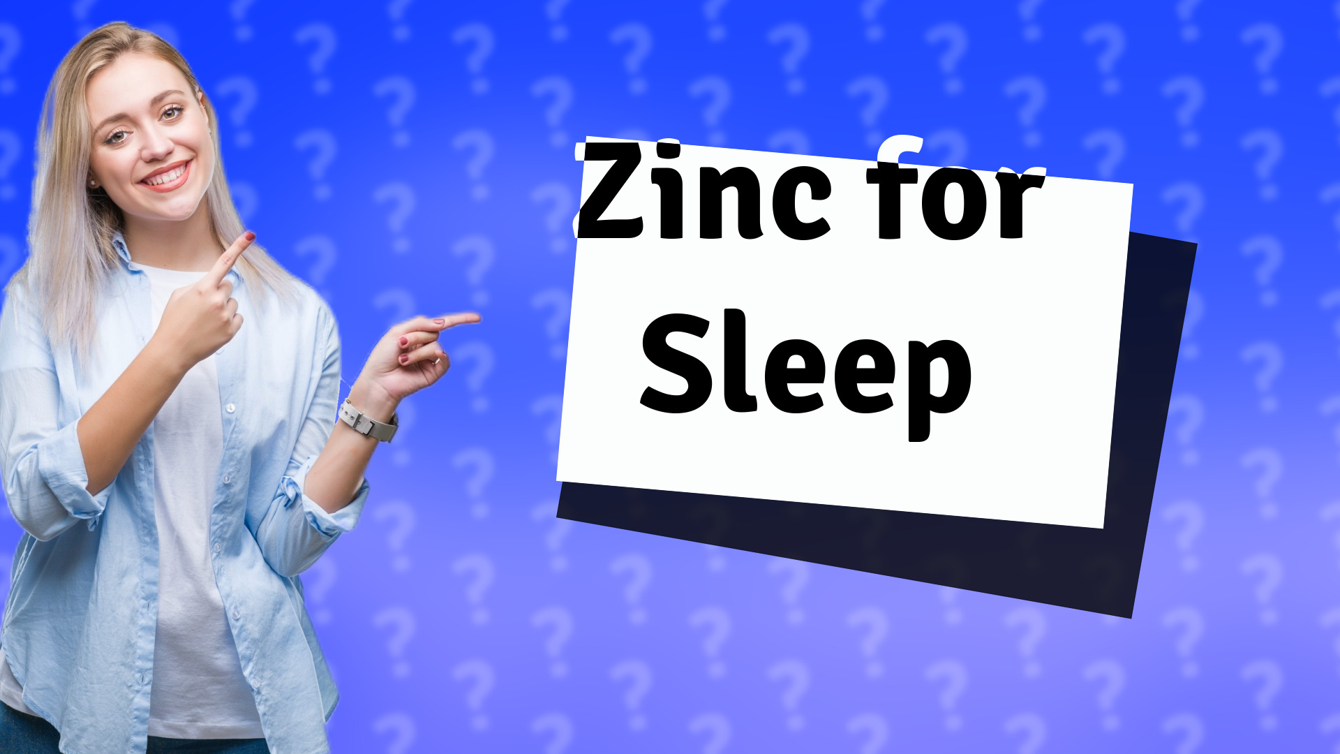 Zinc for Sleep