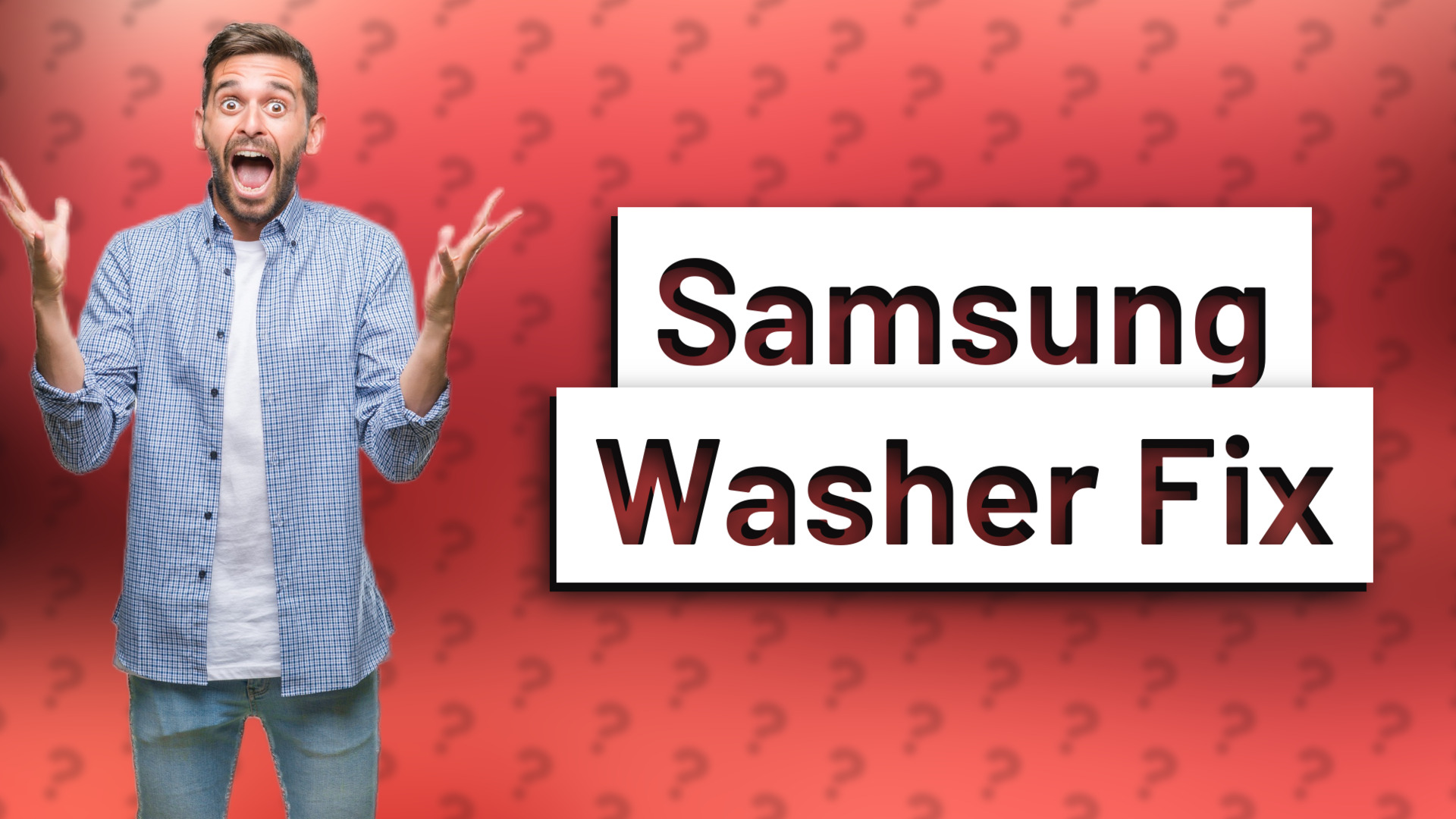 Samsung Washer Fix