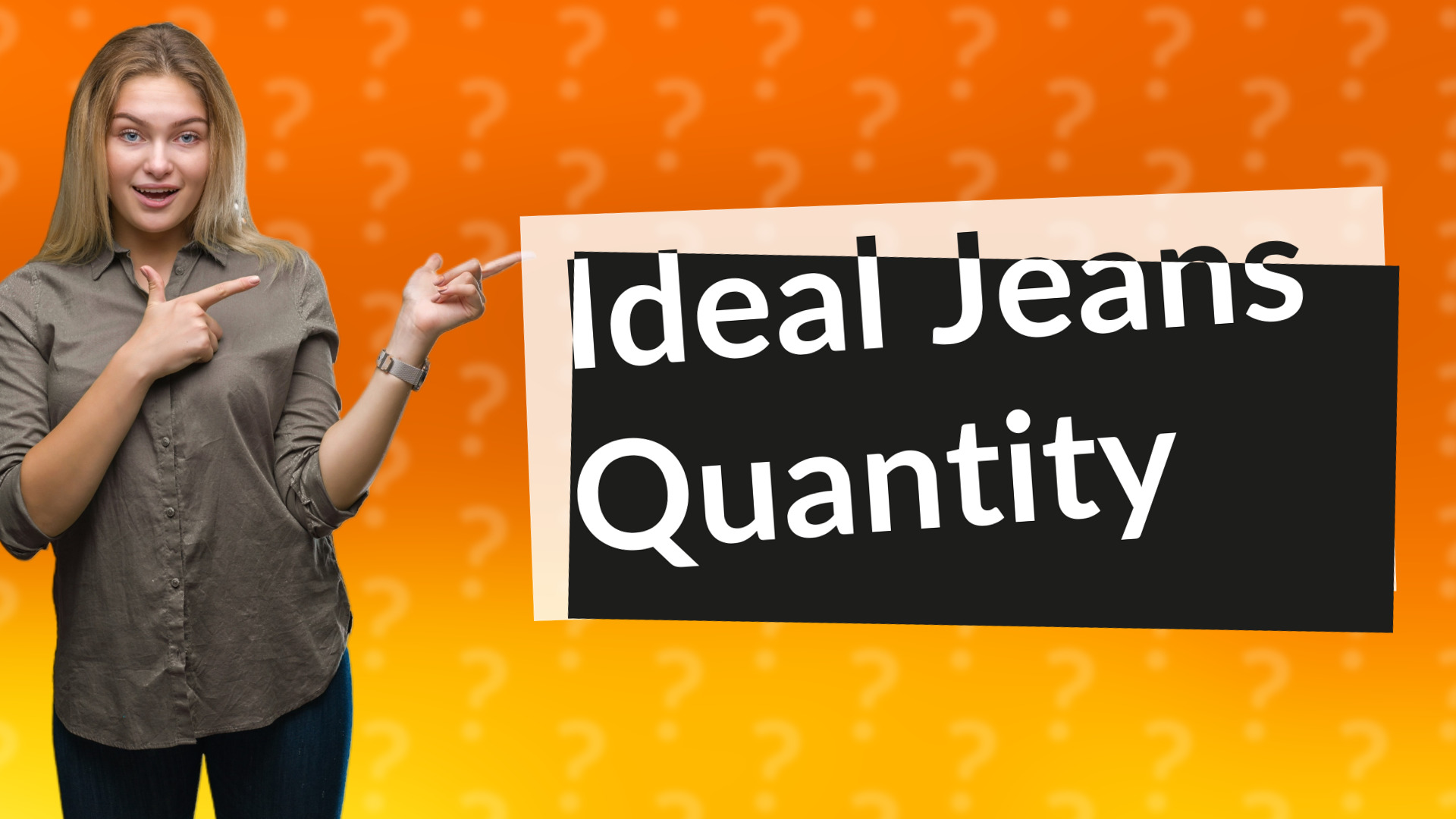Ideal Jeans Quantity