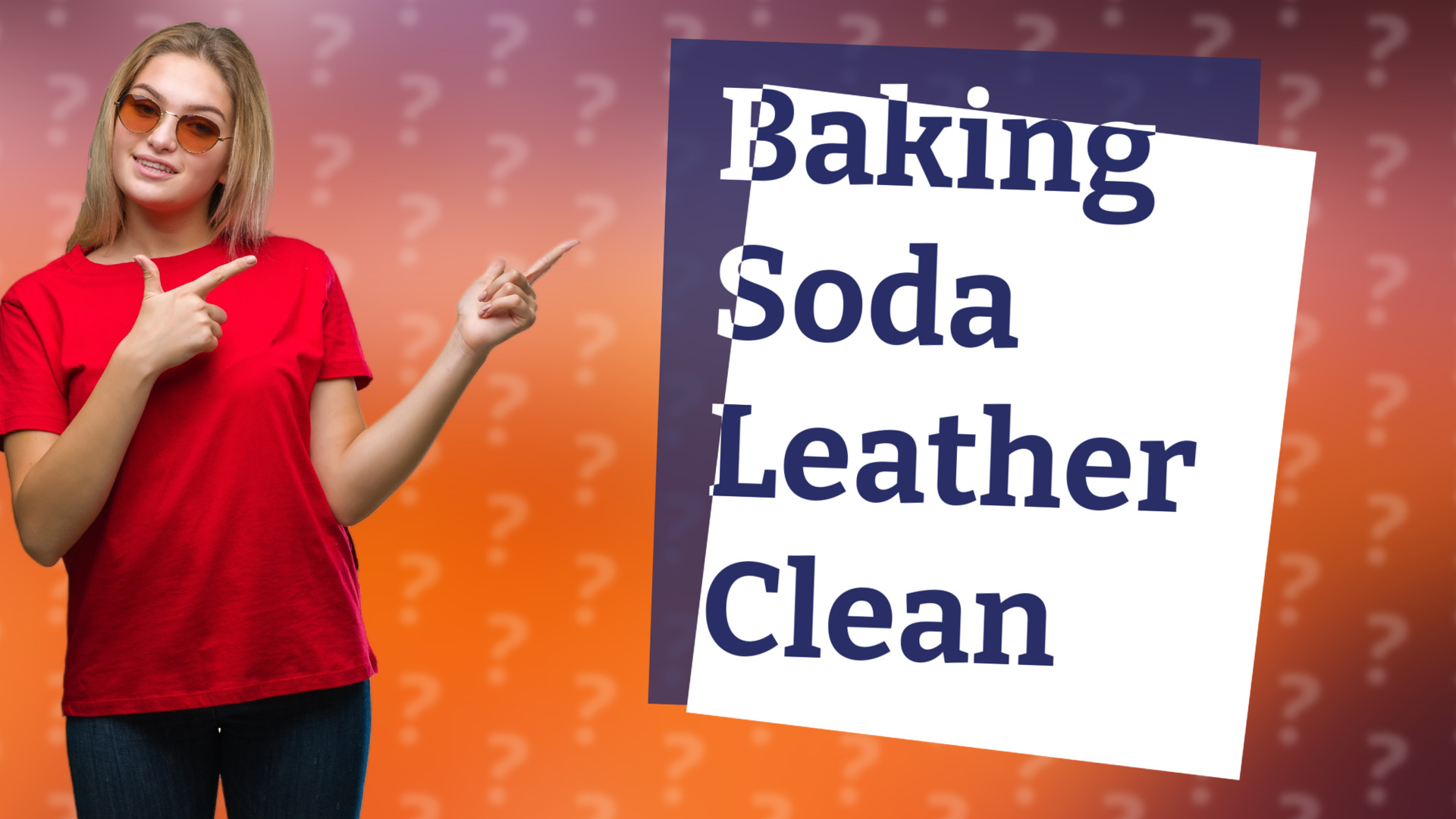 Baking Soda Leather Clean