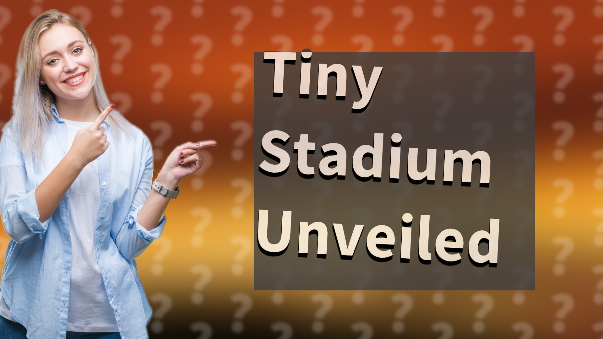 Tiny Stadium Unveiled
