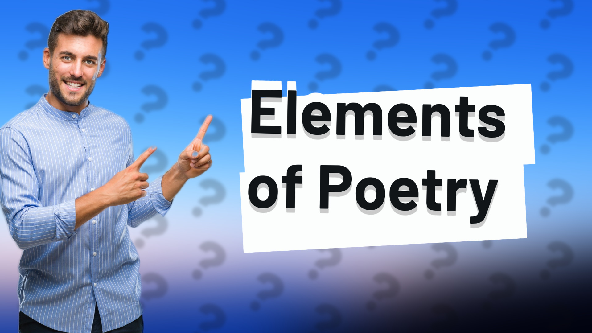 Elements of Poetry