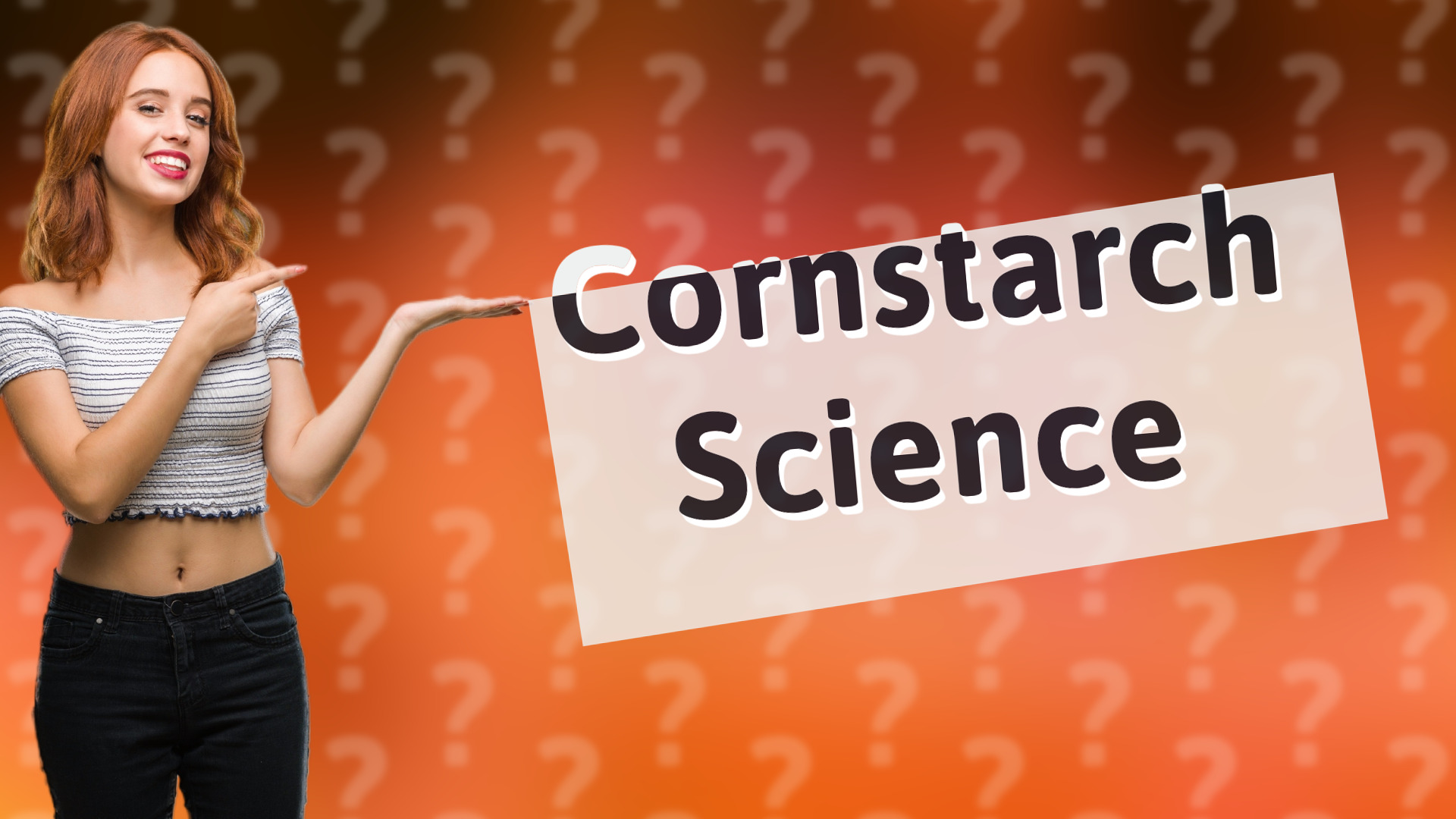 Cornstarch Science