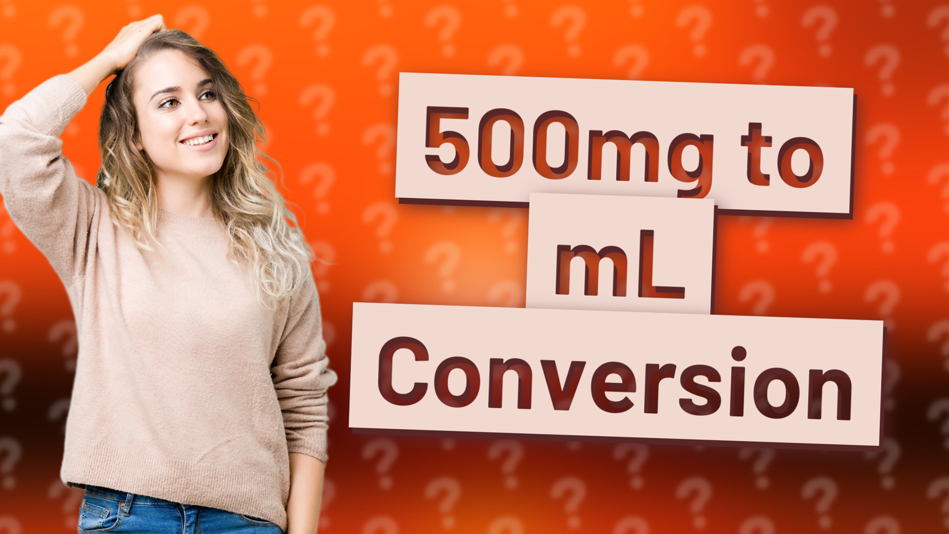 500mg to mL Conversion