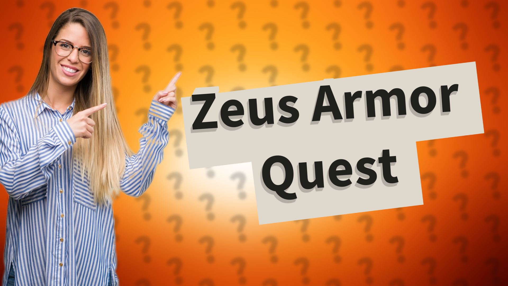Zeus Armor Quest
