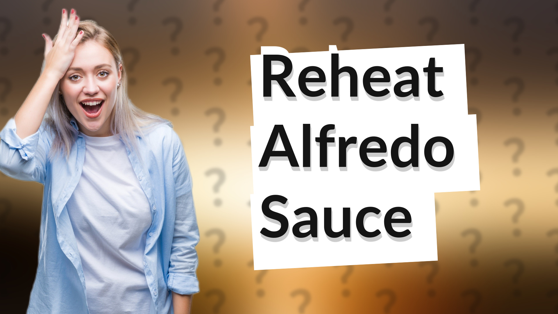 Reheat Alfredo Sauce