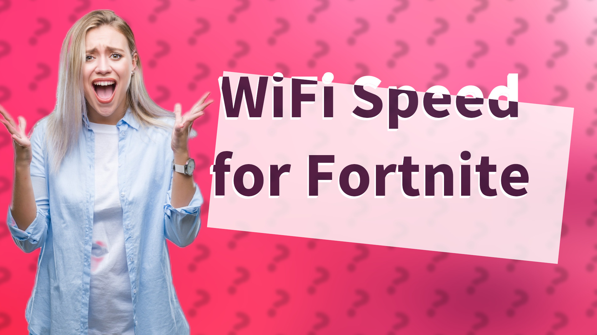 WiFi Speed for Fortnite