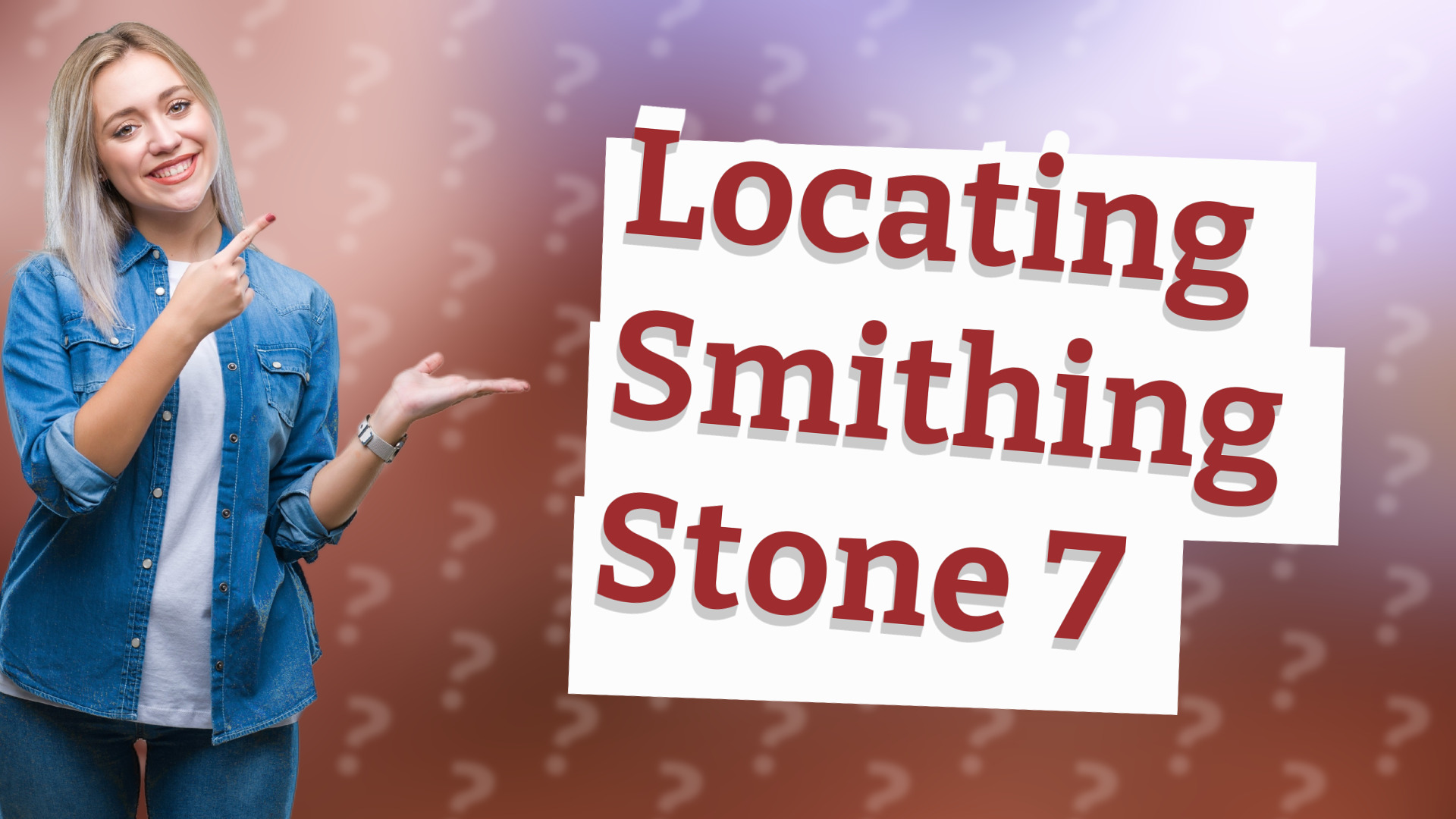 Locating Smithing Stone 7