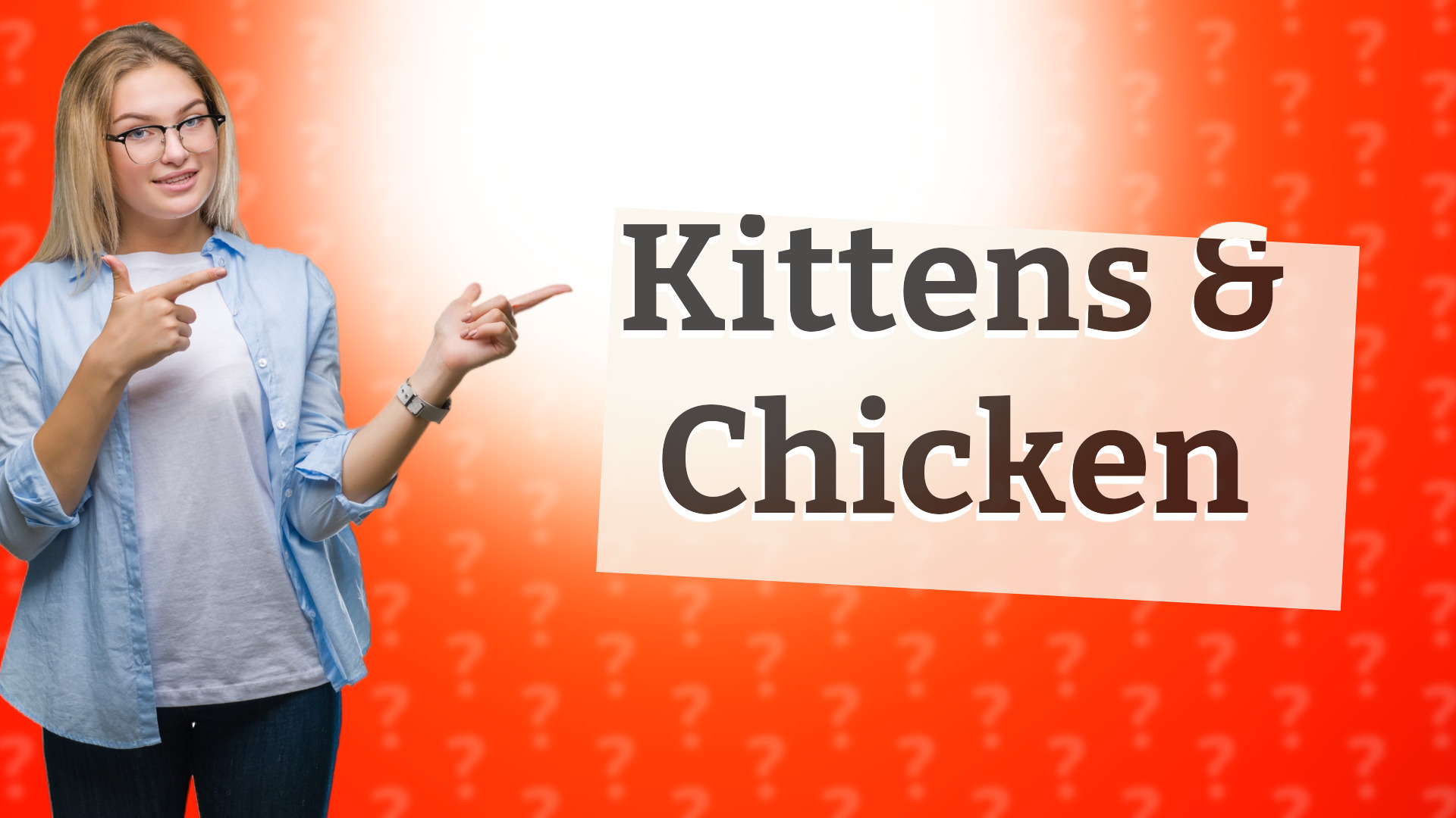 Kittens & Chicken