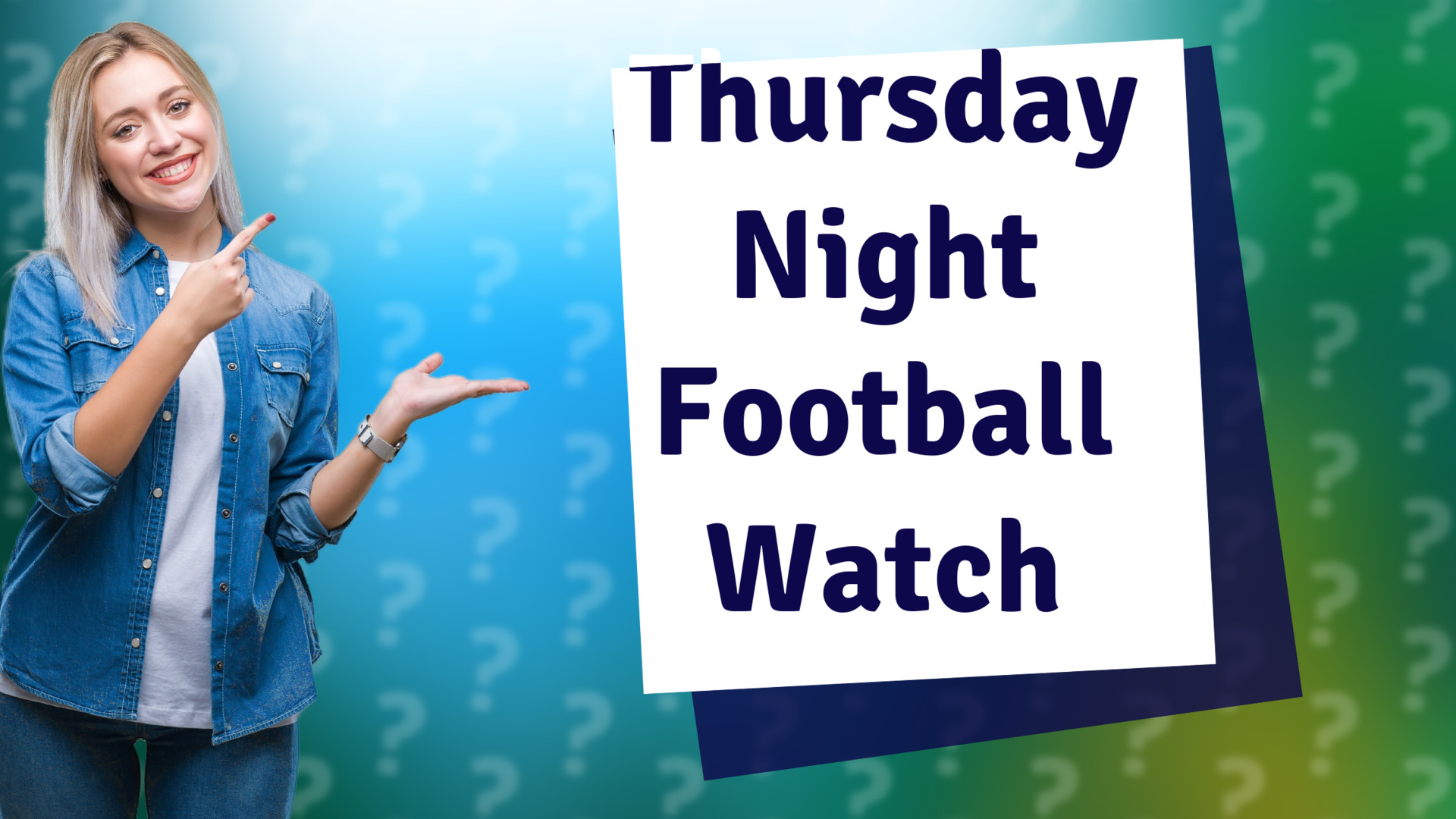 Thursday Night Football Watch