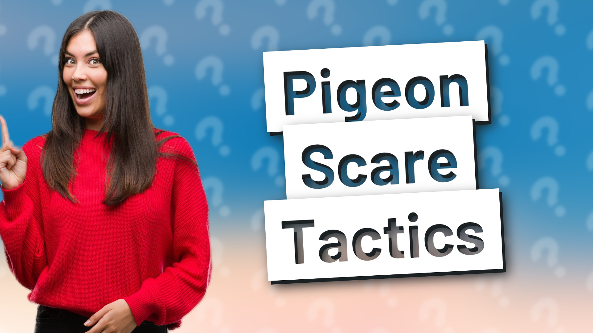 Pigeon Scare Tactics