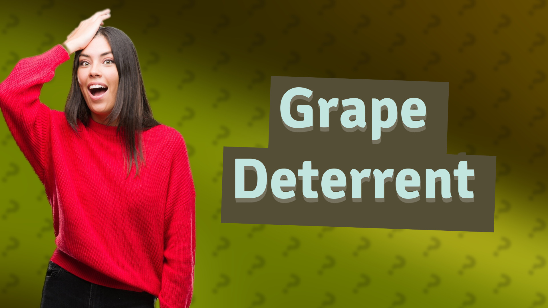 Grape Deterrent