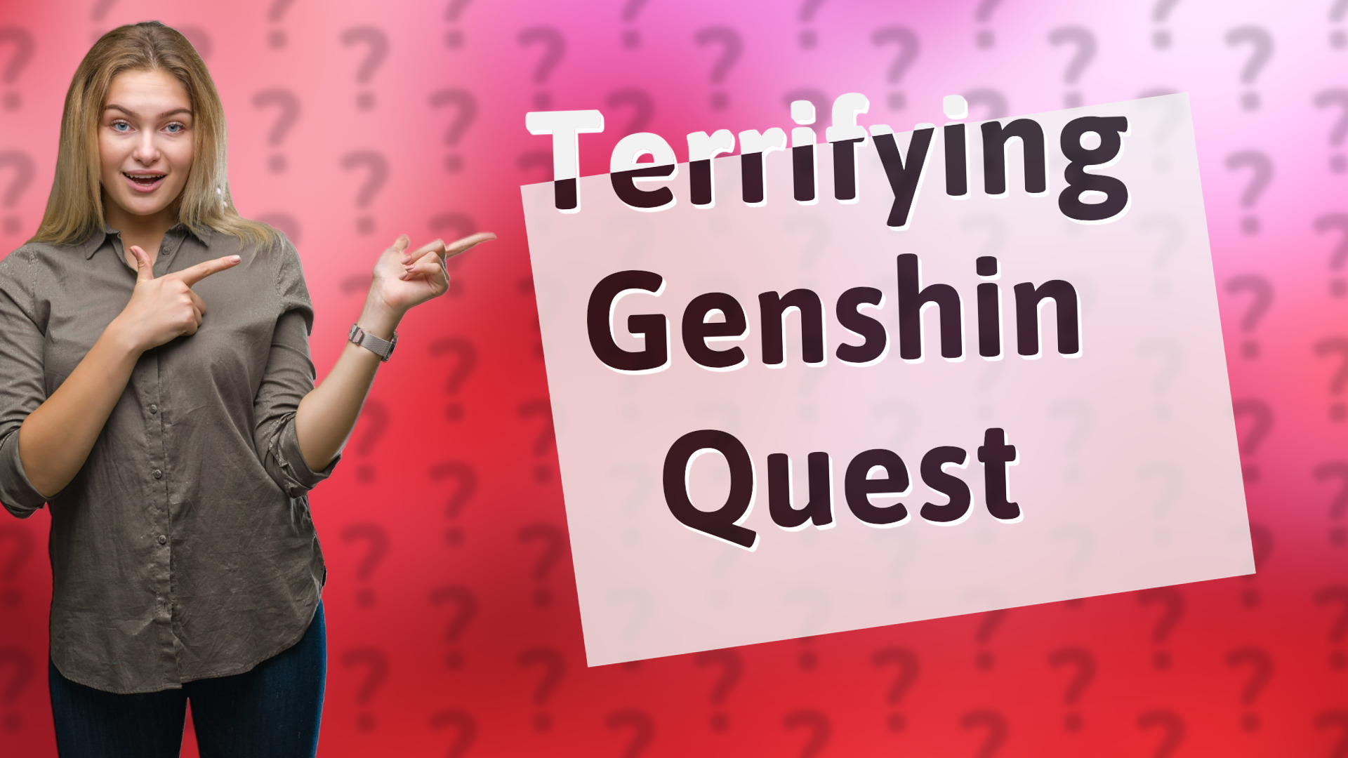 Terrifying Genshin Quest