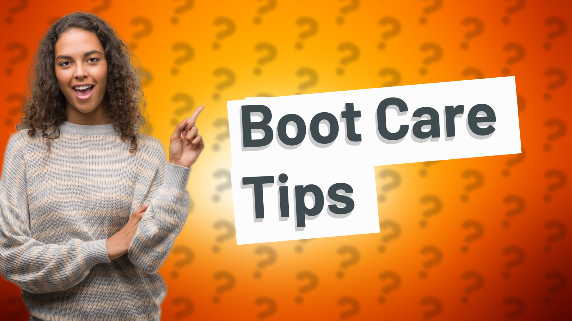 Boot Care Tips