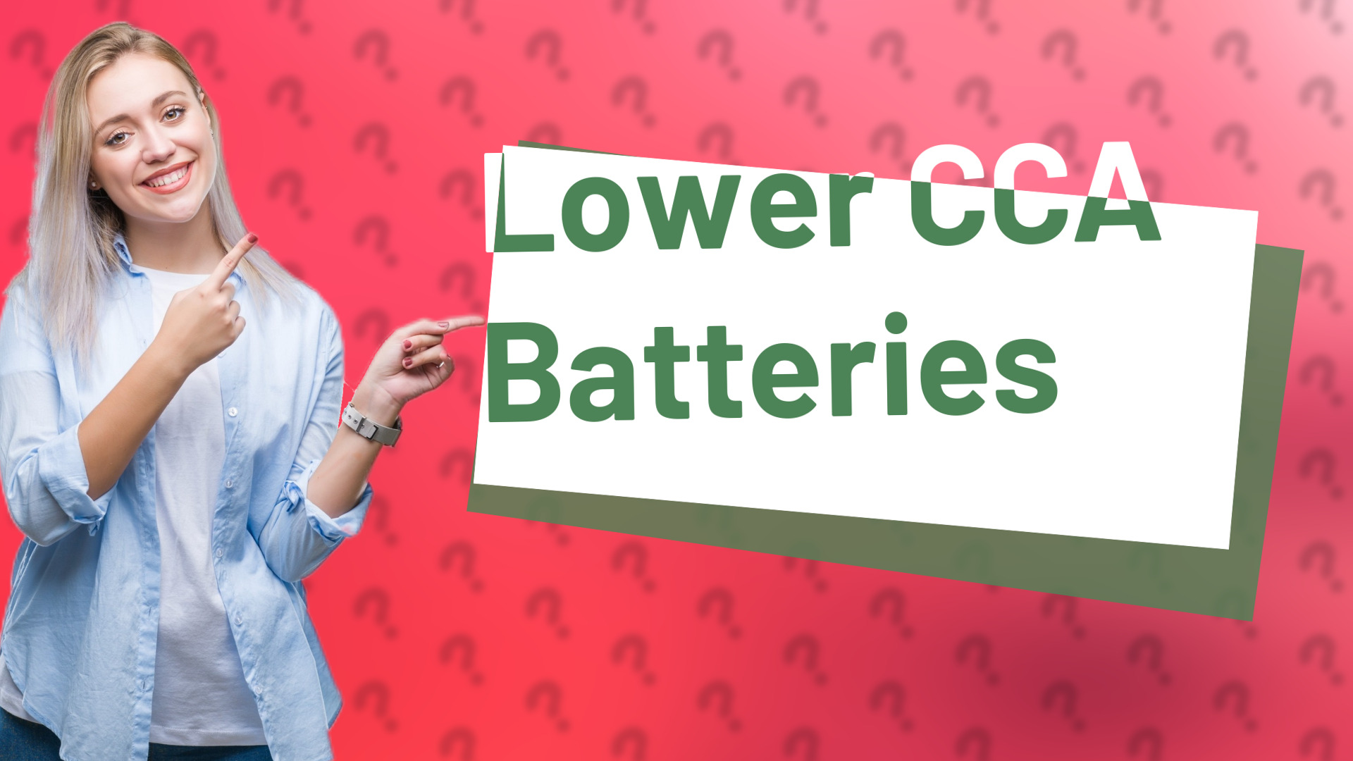 Lower CCA Batteries