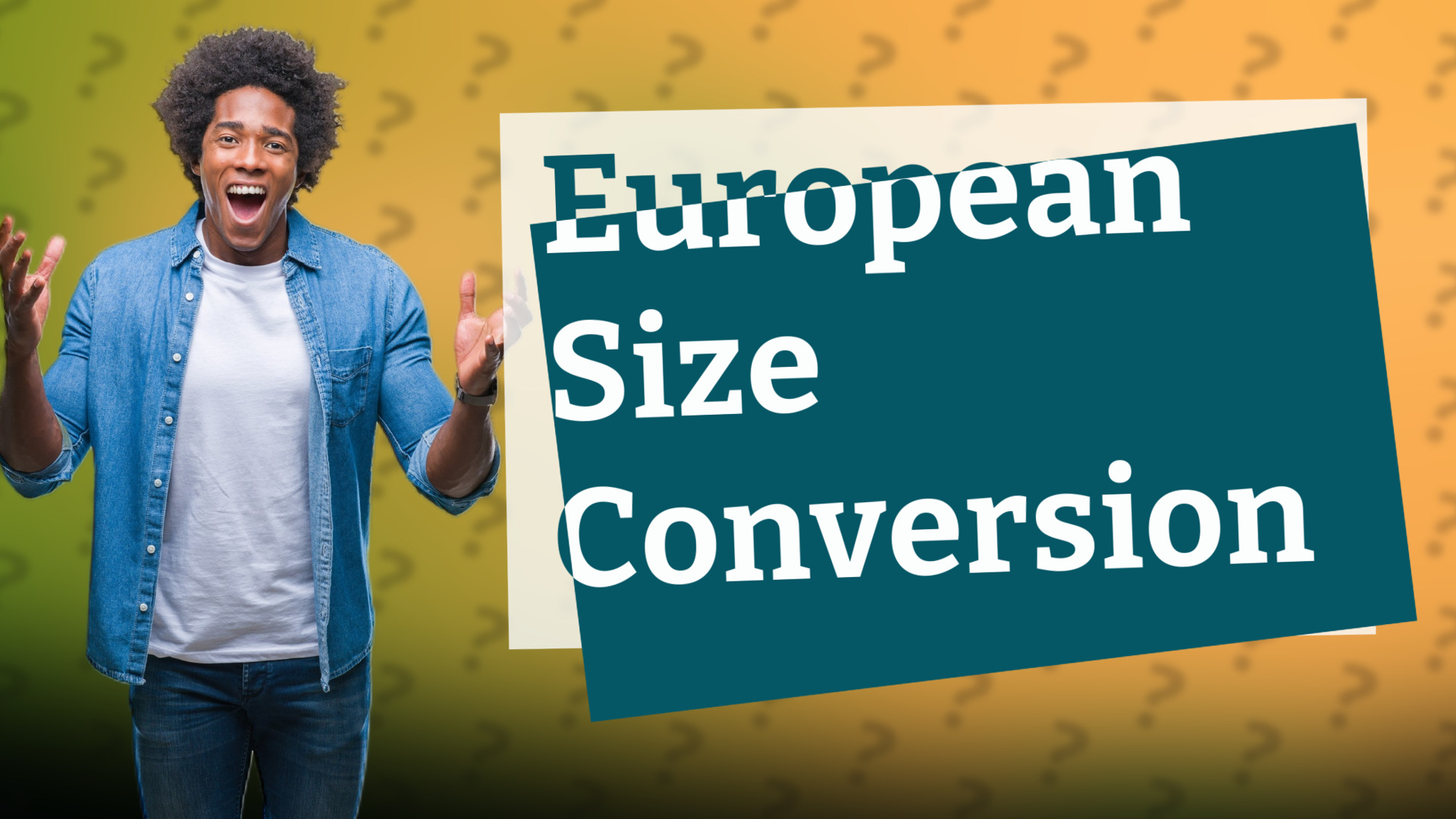 European Size Conversion