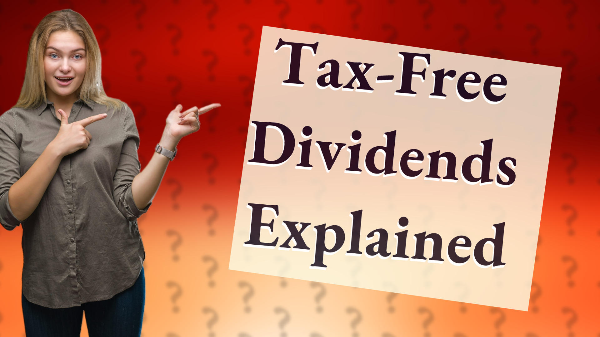 Tax-Free Dividends Explained