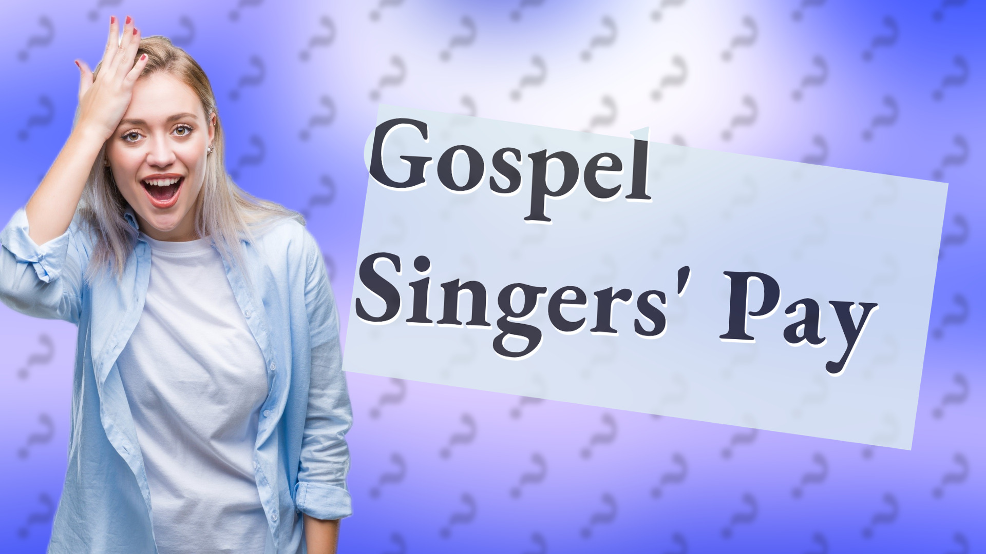 Gospel Singers' Pay