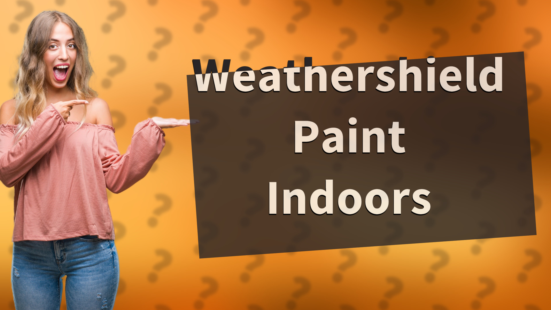Weathershield Paint Indoors
