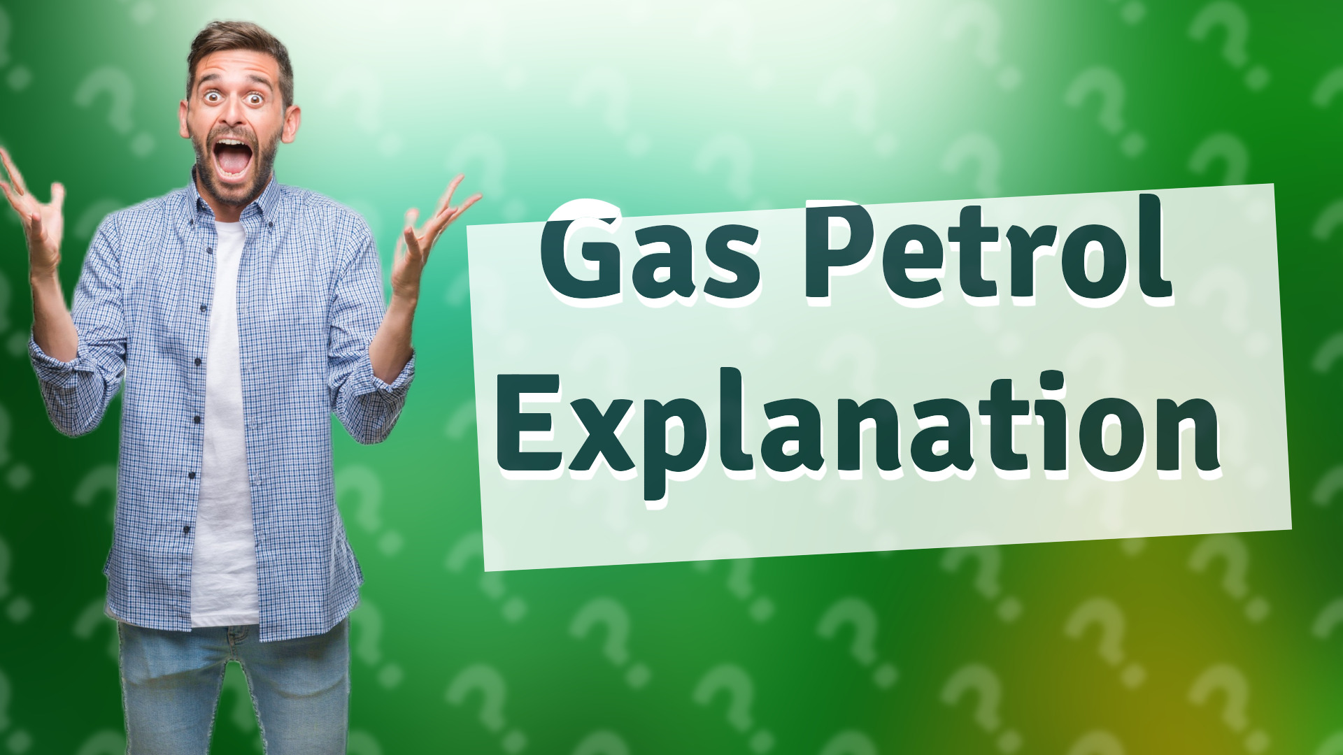 Gas Petrol Explanation
