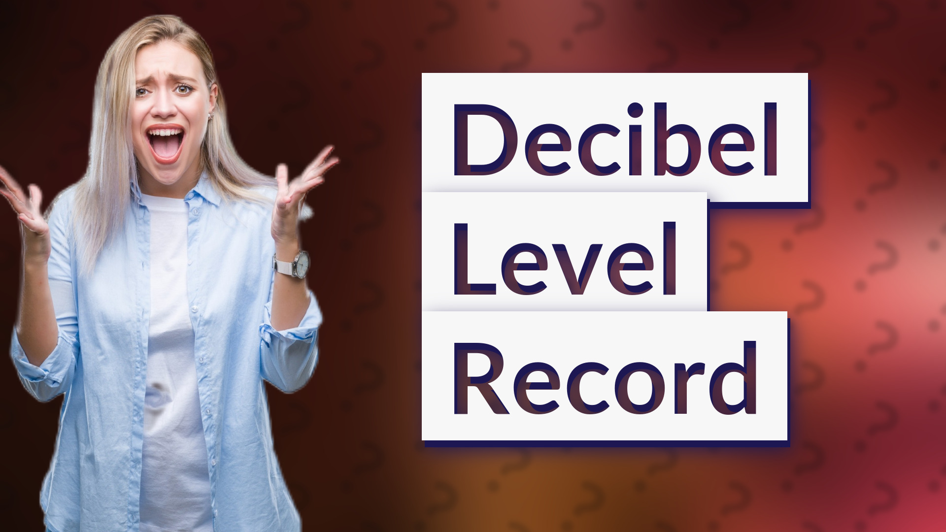 Decibel Level Record
