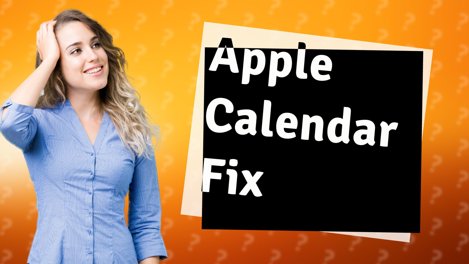 Apple Calendar Fix