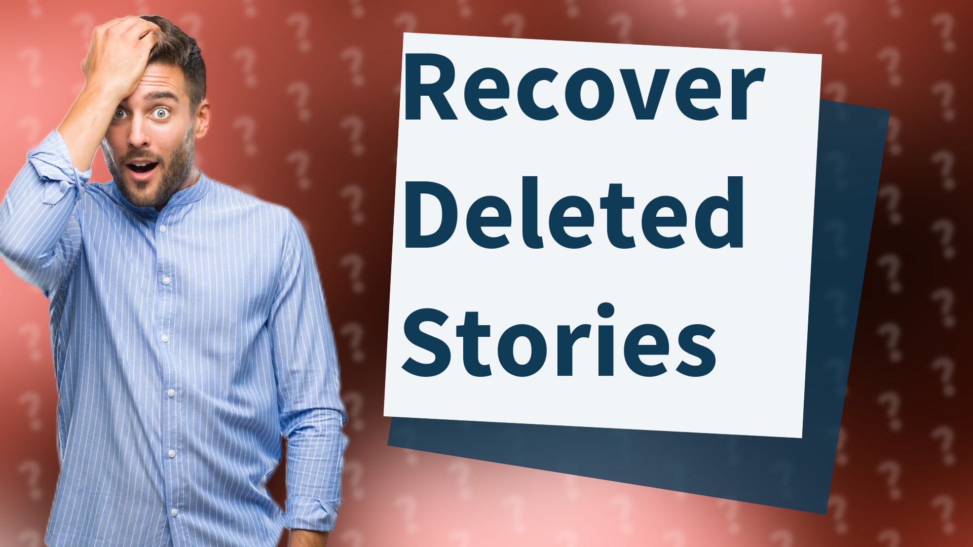 Recover Deleted Stories