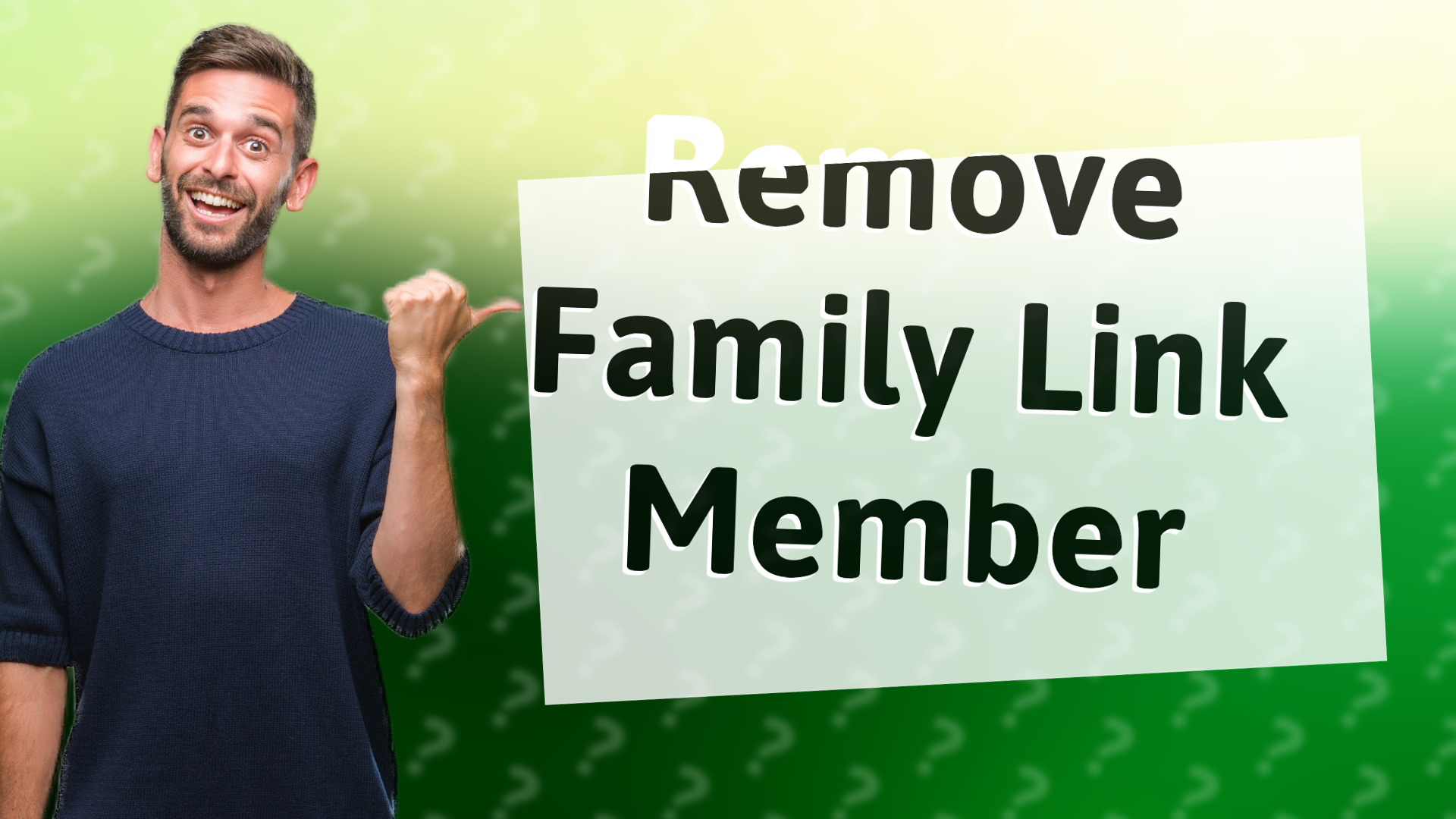 Remove Family Link Member
