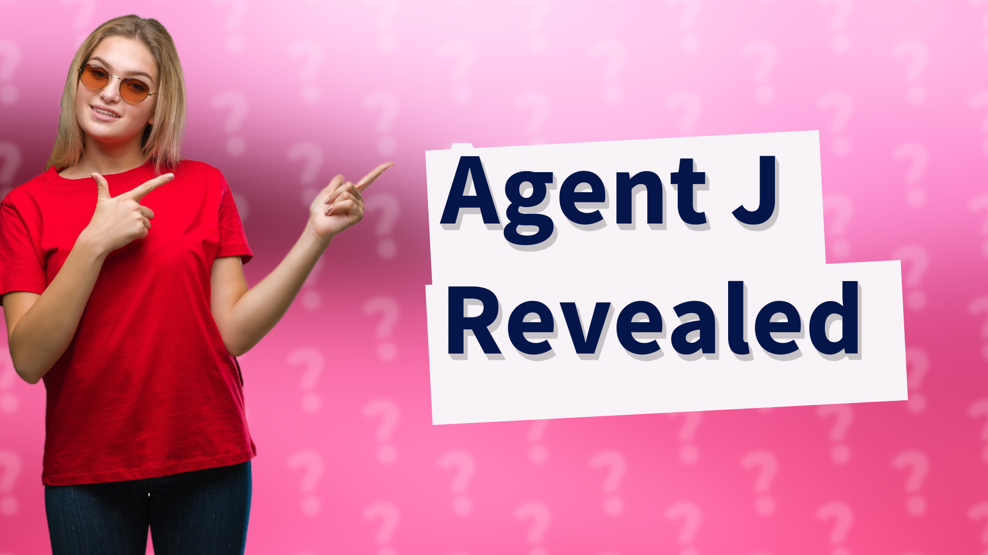 Agent J Revealed