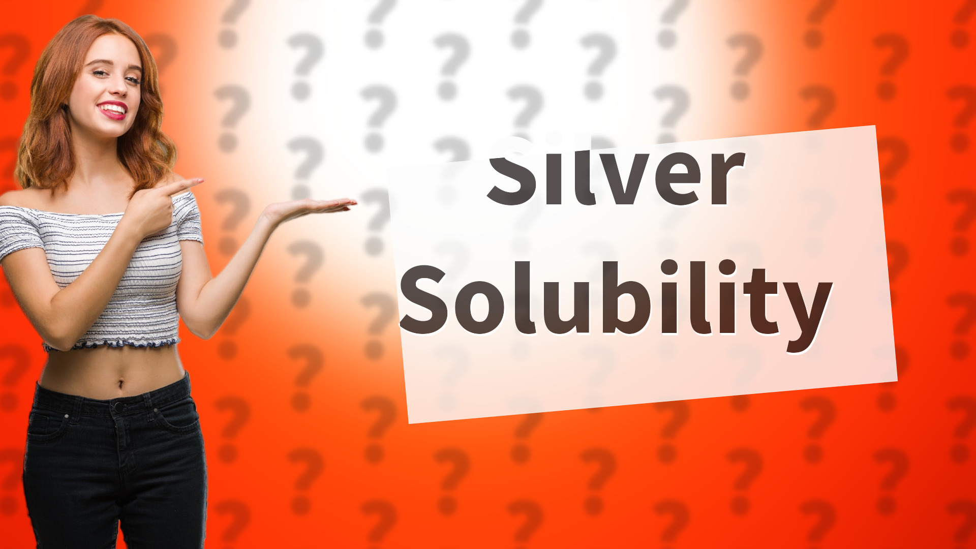 Silver Solubility