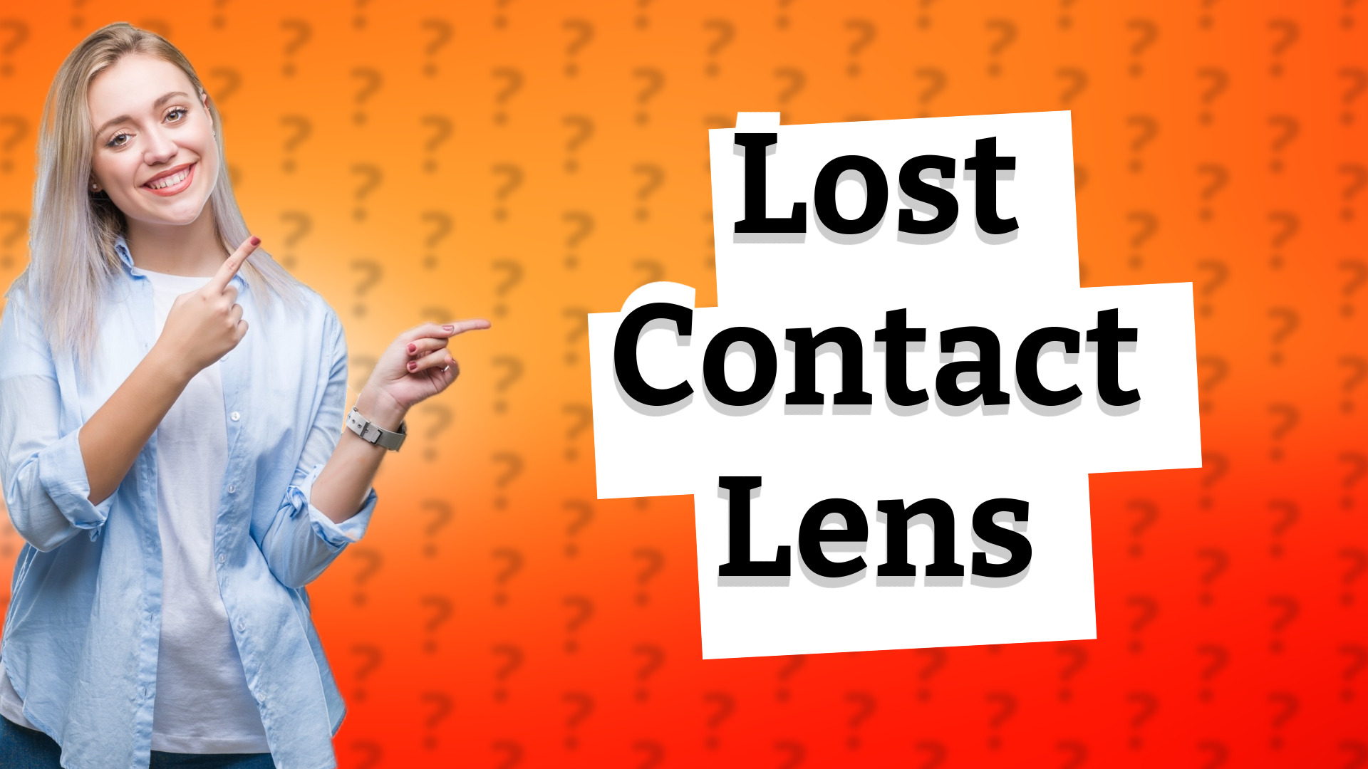 Lost Contact Lens