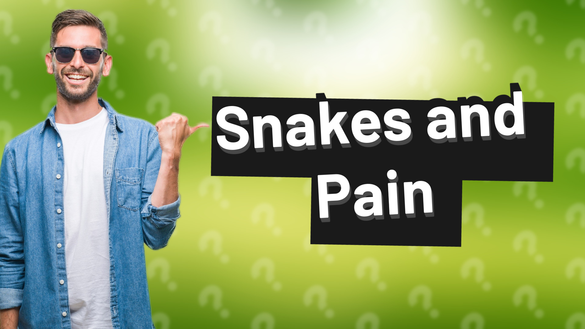 Snakes and Pain