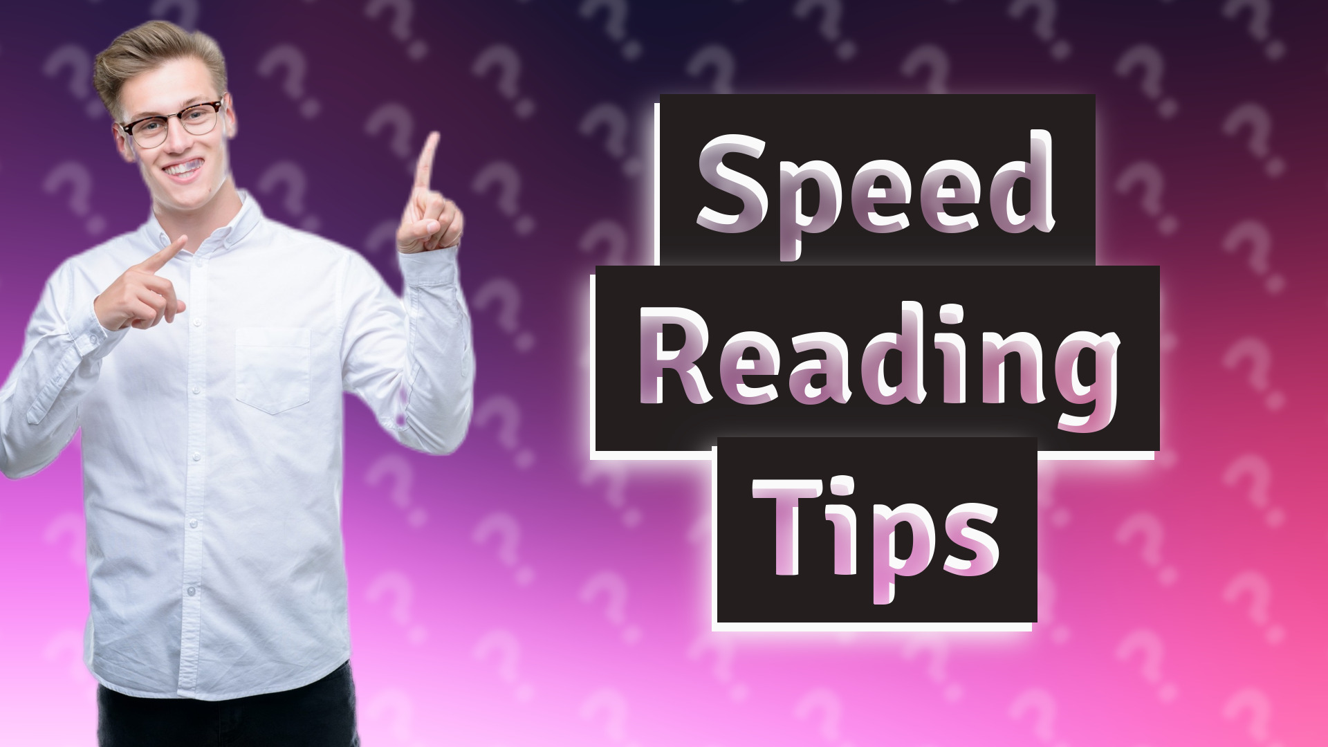 Speed Reading Tips
