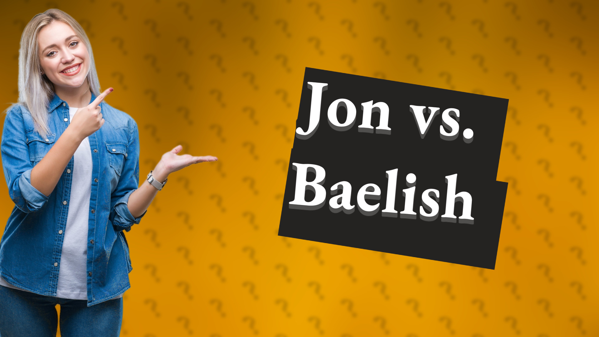 Jon vs. Baelish