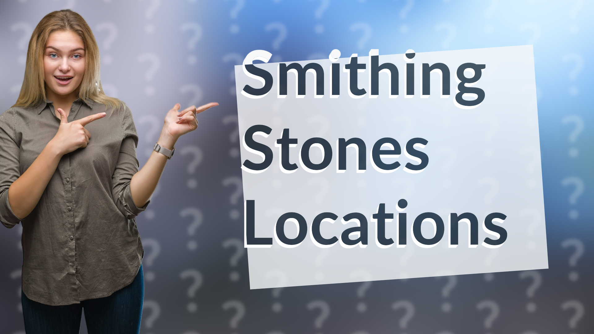 Smithing Stones Locations
