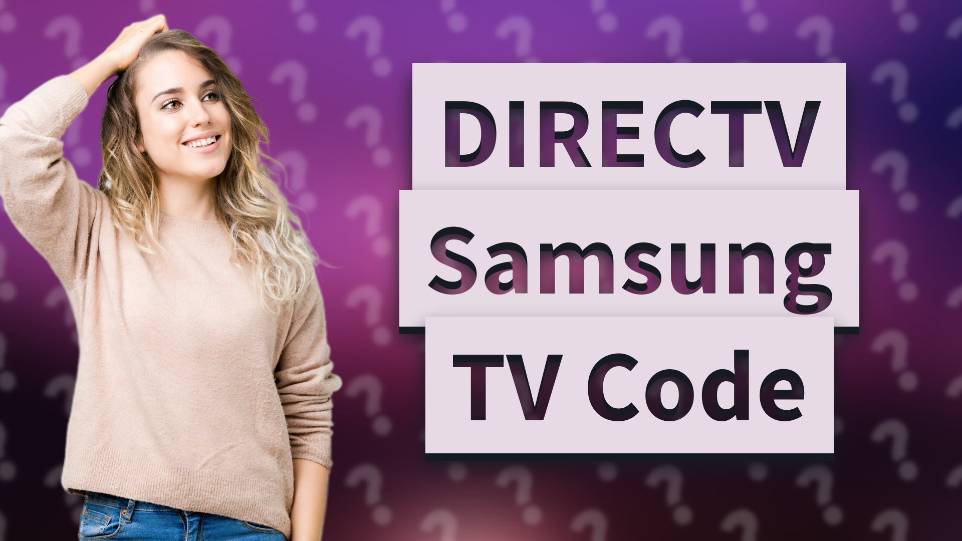 DIRECTV Samsung TV Code