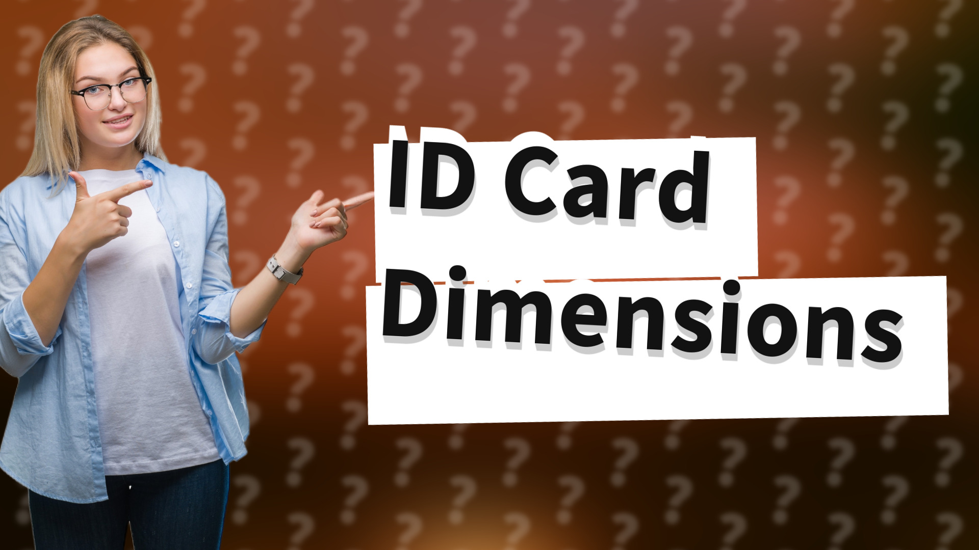 ID Card Dimensions