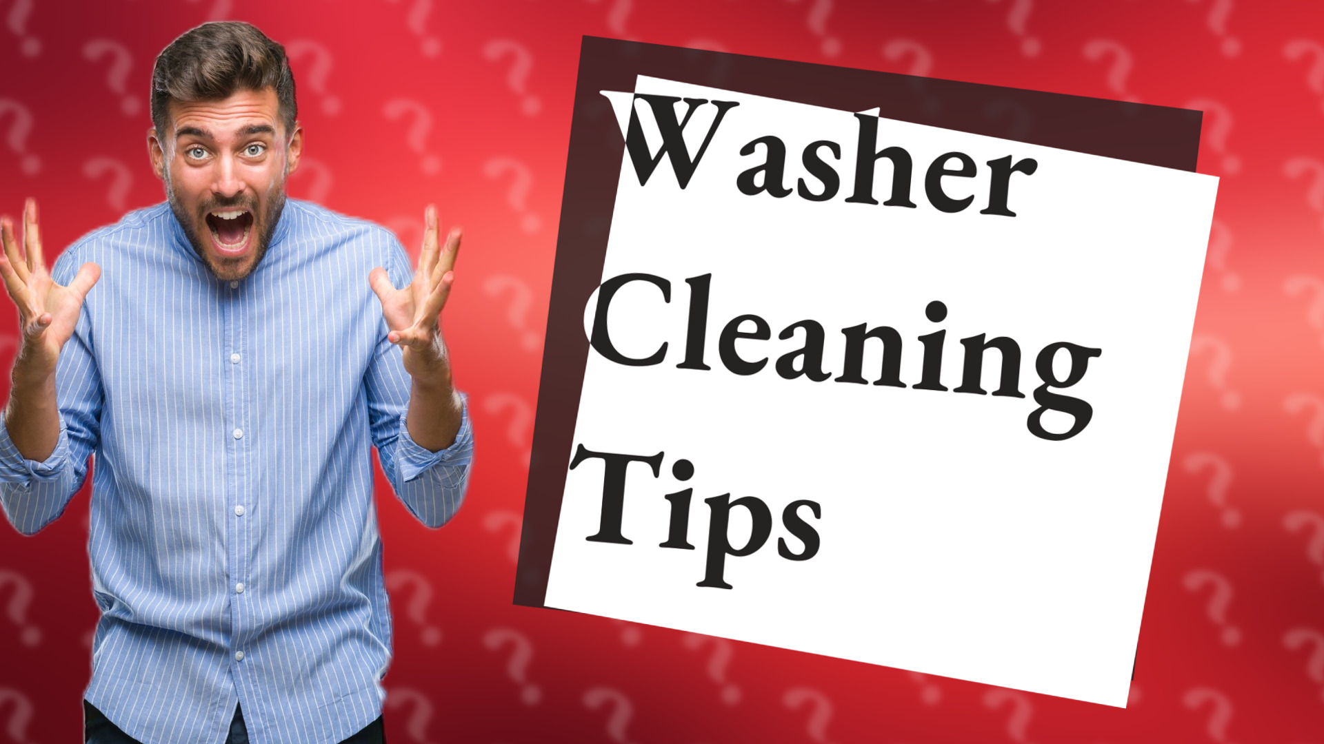 Washer Cleaning Tips