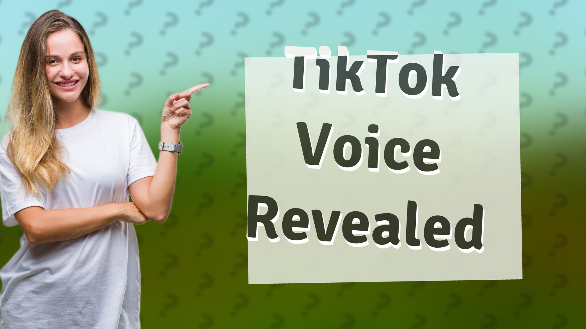 TikTok Voice Revealed