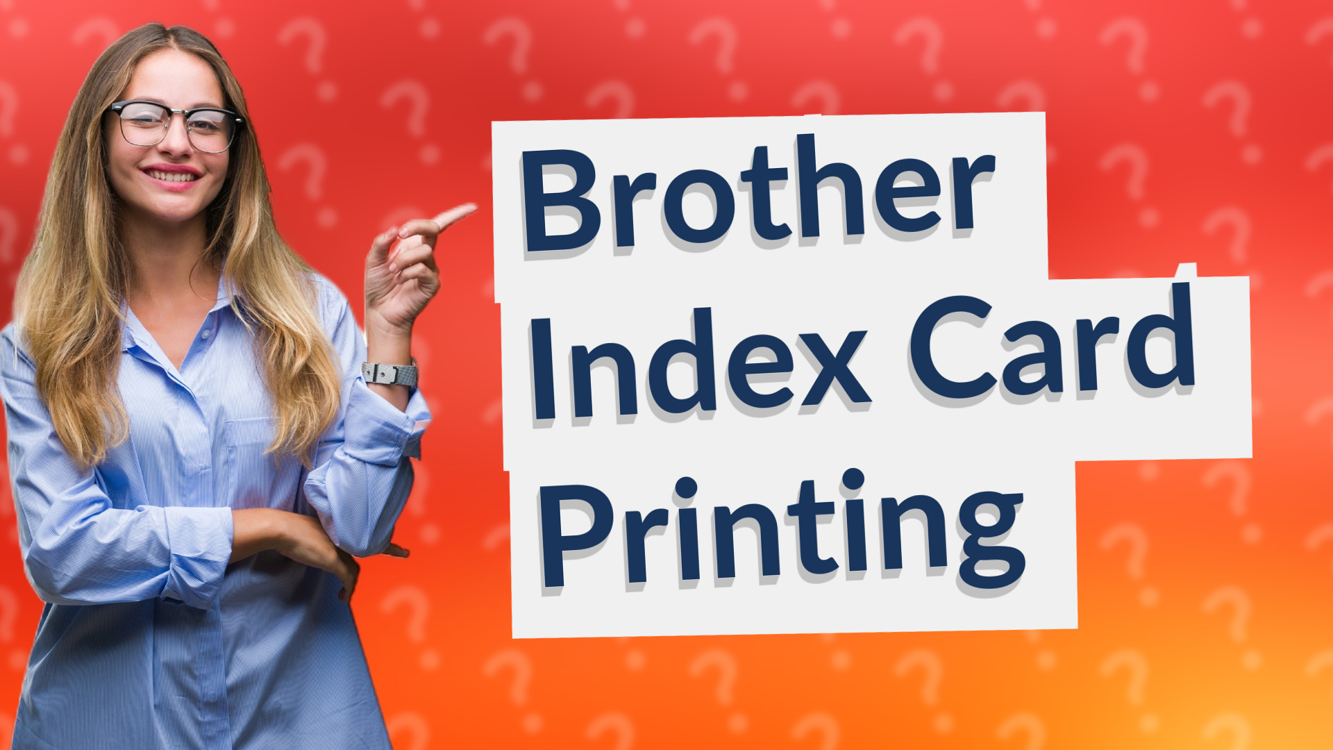 Brother Index Card Printing
