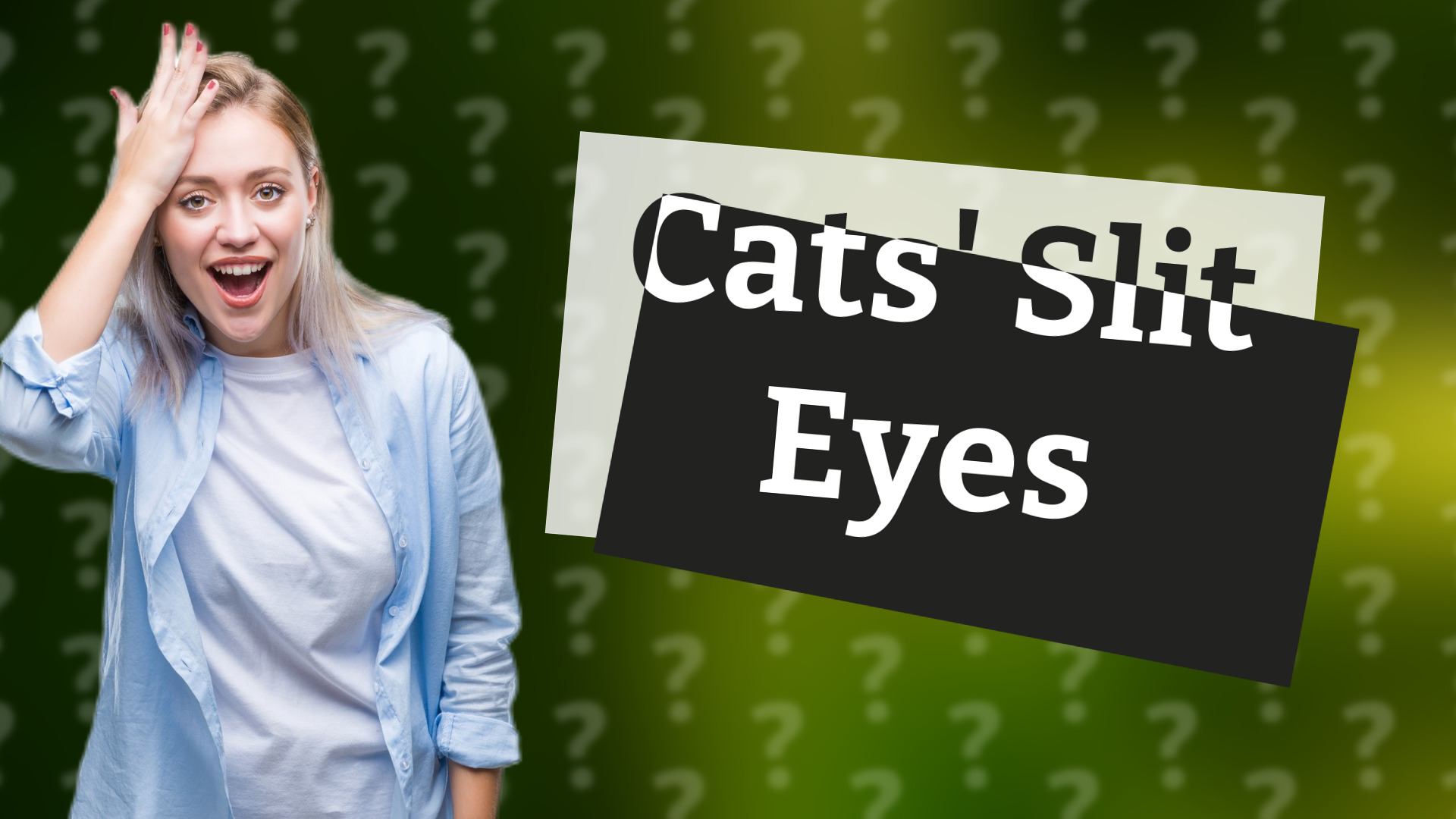 Cats' Slit Eyes