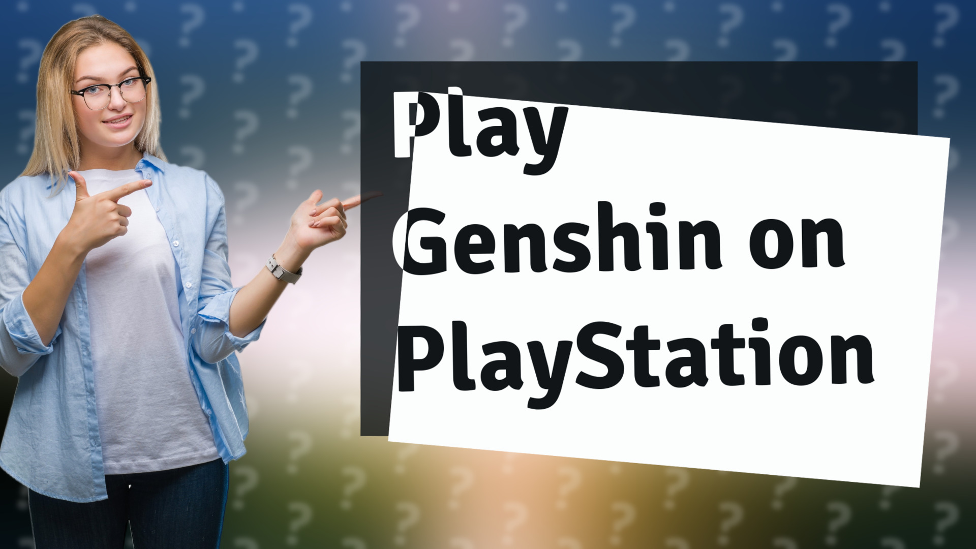 Play Genshin on PlayStation