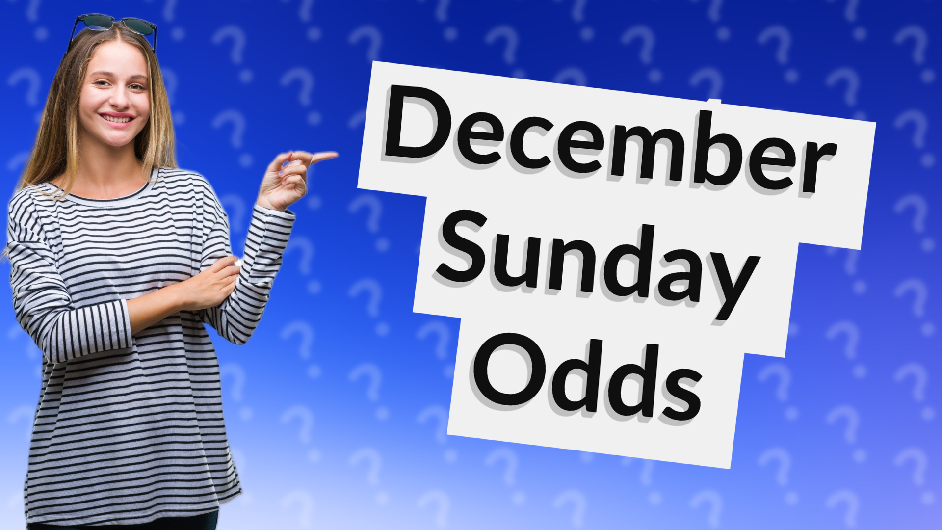 December Sunday Odds