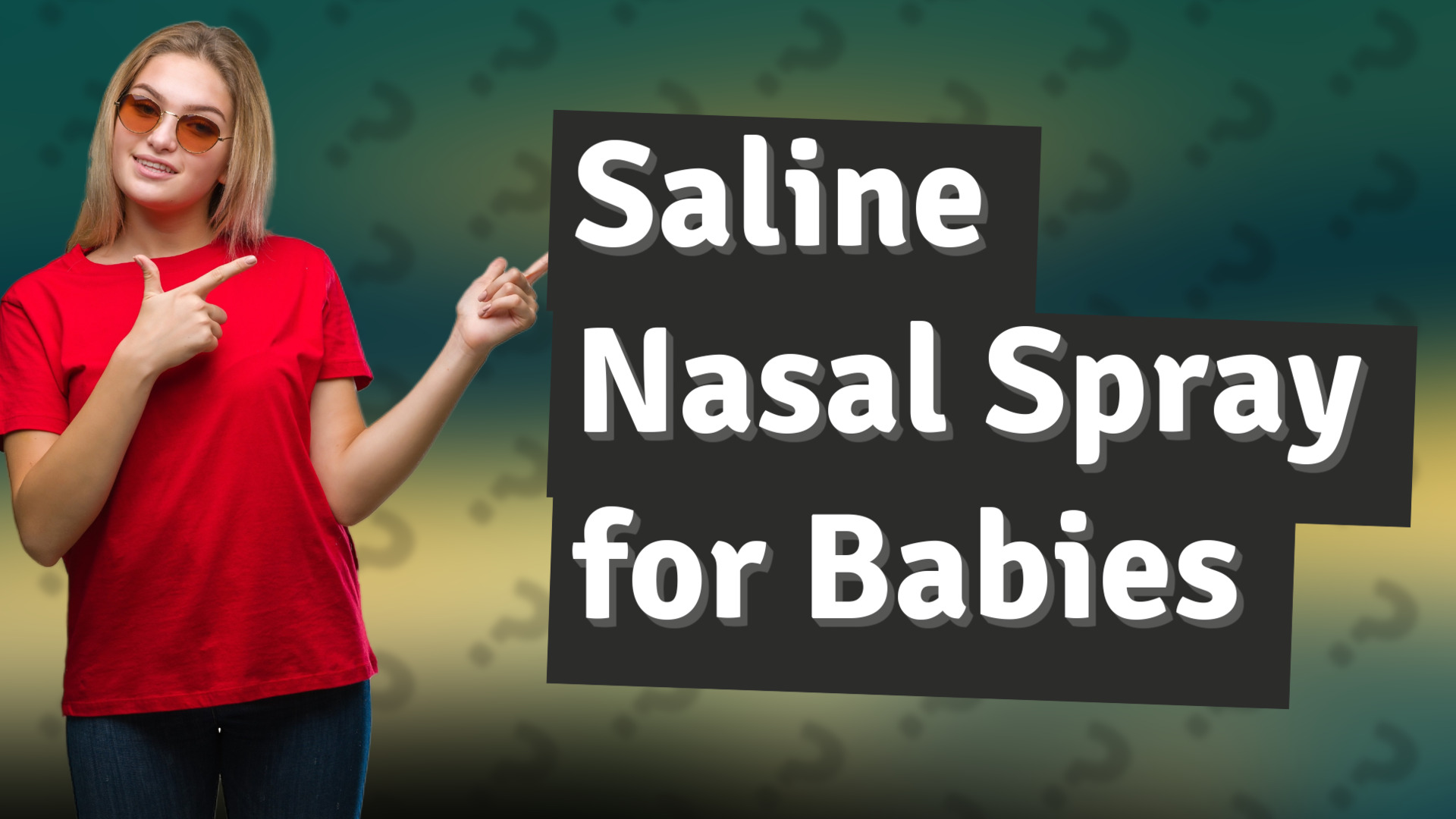 Saline Nasal Spray for Babies